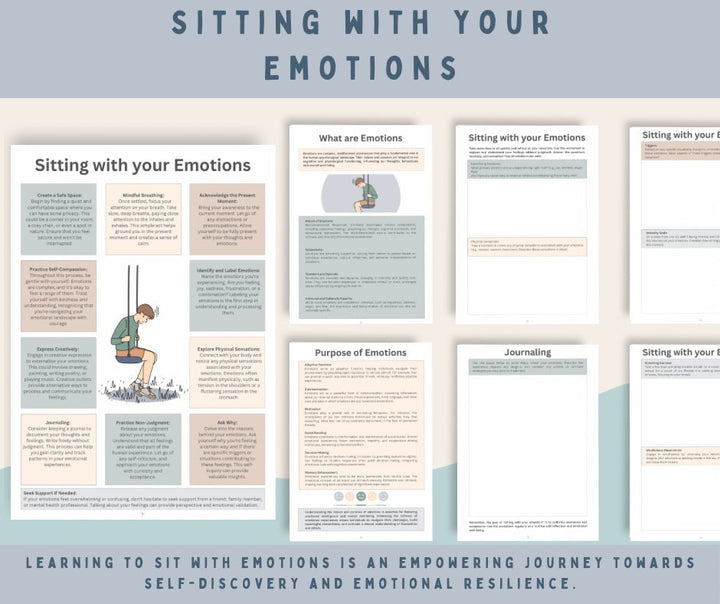 Sitting with your emotions, sit with your feelings, mindfulness practice, counselling resources